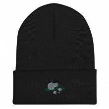 AHH Clothing Co Cuffed 2 Beanie (Transparent) (3D Puff Embroidery)